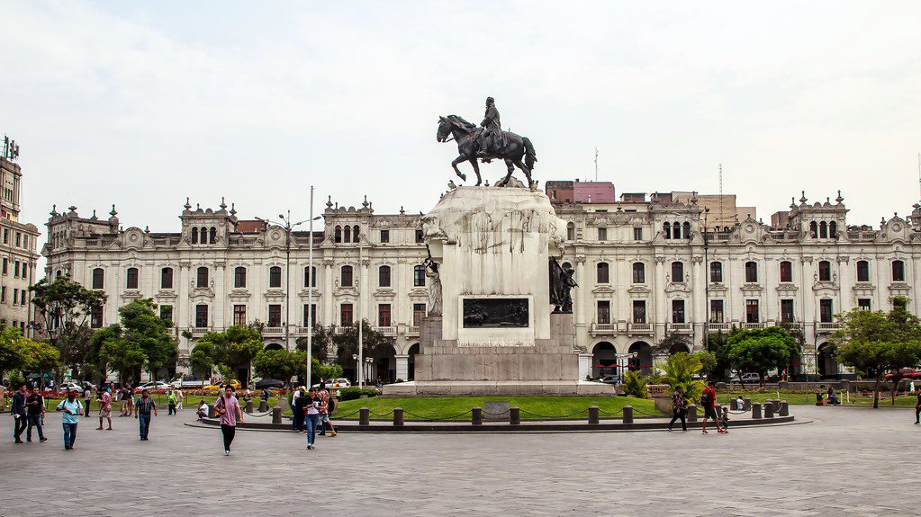 Plaza Bolivar, Lima, Peru
