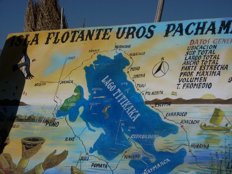 lake titicaca map
